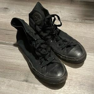 Blacked out converse